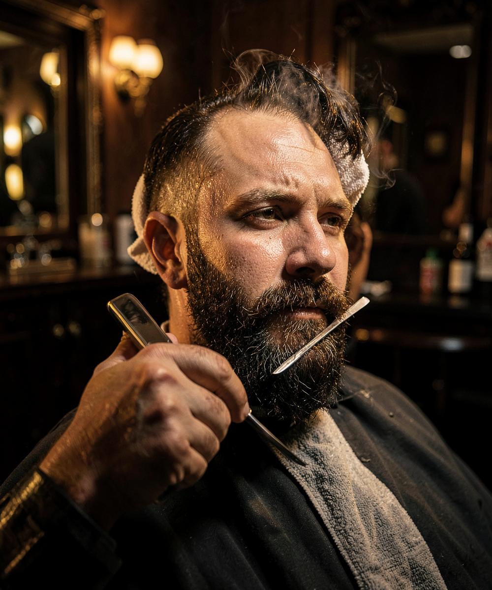 Hand Cleansing men's grooming service at Clipper Star Men's Salon & Academy