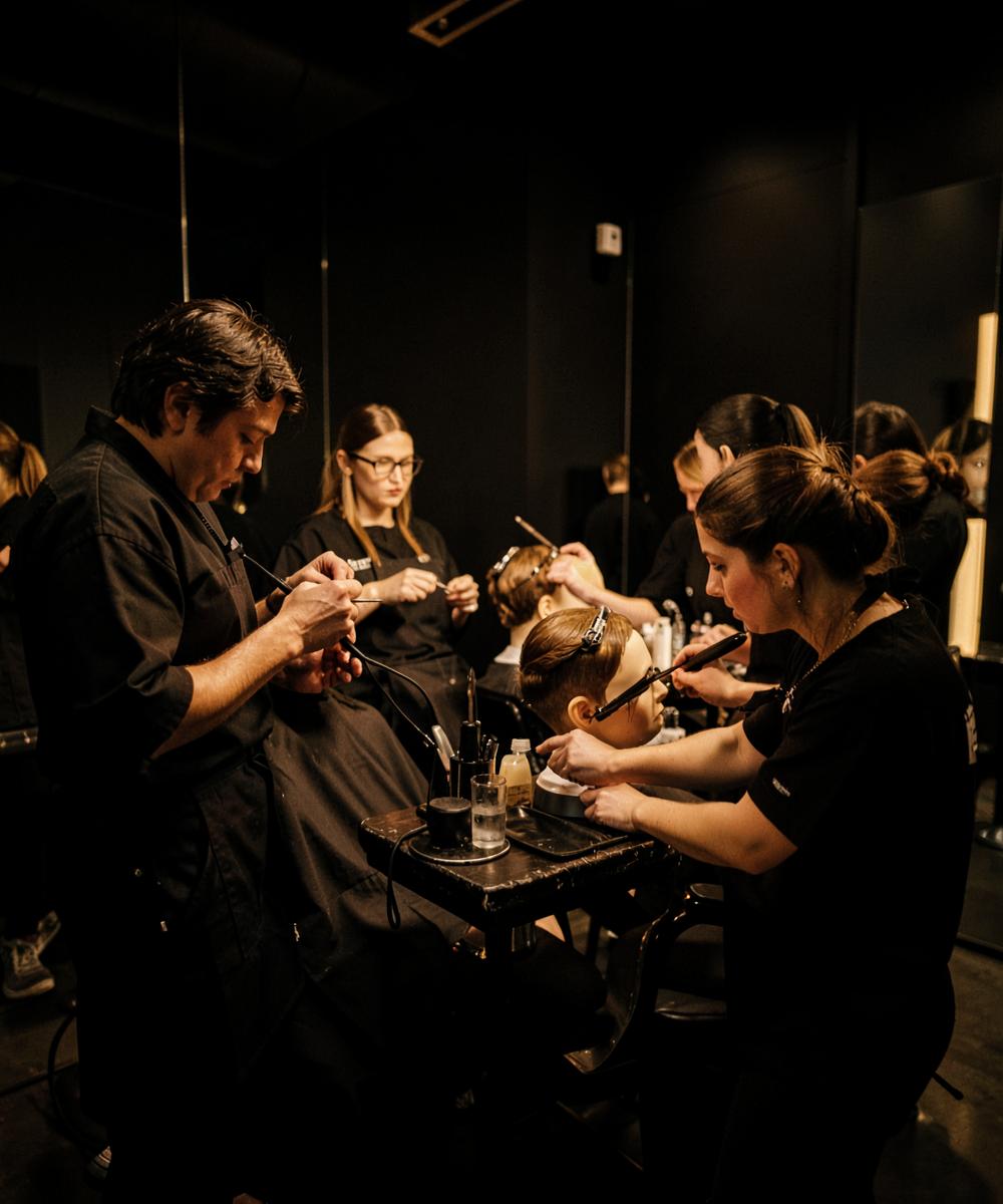 Head Steam men's grooming service at Clipper Star Men's Salon & Academy